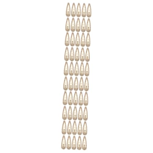 MAGICLULU 50 Stück Haarspange Mit Strass Haarspangen Für Damen Strass-kristall-haarspangen Haarspangen Aus Metall Für Damen Haarnadel Schnappen Diamant Zinklegierung Hochzeit Fräulein von MAGICLULU