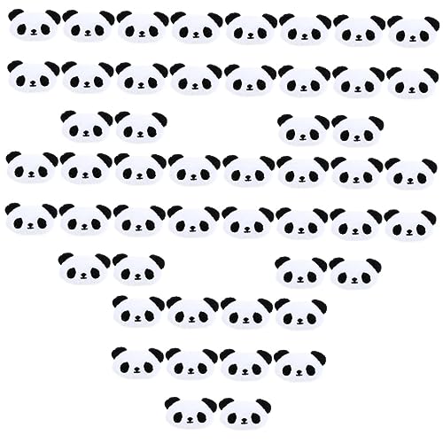 MAGICLULU 50 Stück Panda-Haarnadel kinder haarspangen haarspange kinder Plüschtier Haar Klammern Haarklammer Geschenke Tierhaarspangen Plüsch Haarnadeln Mädchen Kopfbedeckung schmücken Weiß von MAGICLULU