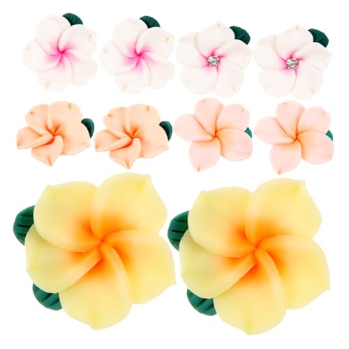 MAGICLULU 50 Stück haarspange dekor florale Haarspangen Handyhülle-Dekor hair clip flower schmuckherstellung Haarklammer Haarnadel Kreative Haarspangenanhänger Blumenanhänger aus Ton Patch von MAGICLULU