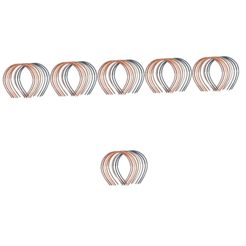 MAGICLULU 54 Stk gefrostetes Stirnband haarschmuck Haarband Anleitung zum Haareschneiden für Männer Turban-Stirnband aus Satin einfache Kopfbedeckung Mode-Stirnband Zahnform Morandi Fräulein von MAGICLULU