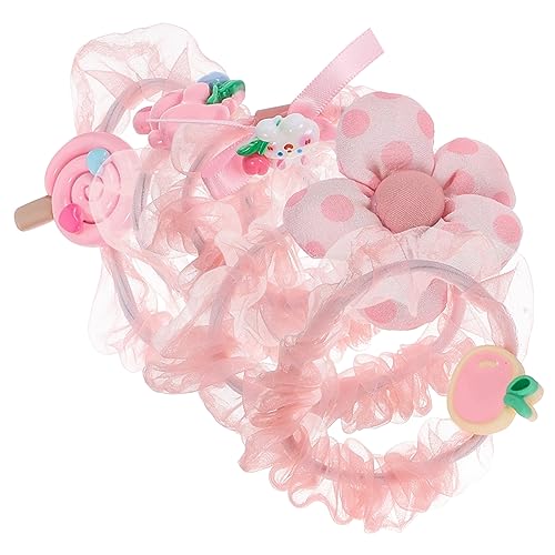 MAGICLULU 5St Haarnadel Haarspangen Haarklammer Haarschmuck für Kleinkinder Satin-Haargummis Haarbänder Haargummis für Kleinkinder Haargummis für Mädchen Haarband für Mädchen Traum Halter von MAGICLULU