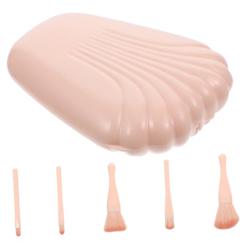 MAGICLULU Mini-make-up-pinsel-reiseset 5-teiliges Lidschatten-pinsel-set Etui für Frauen von MAGICLULU