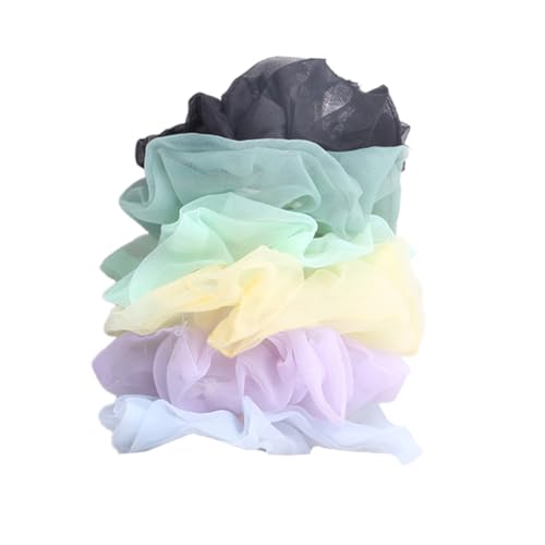 MAGICLULU 5St Pferdeschwanzhalter Haarschmuck Handtuch Scrunchie Shampoo Haare strecken turnreck Haarbänder put Haargummis Haarband Haargummi Stoff Elastizität Uhrwerk binden Stirnband von MAGICLULU