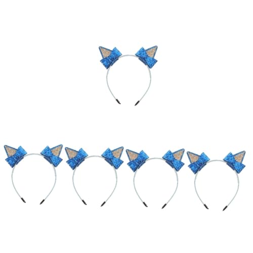 MAGICLULU 5St Stirnband kinder stirnbänder tierischer Kopfschmuck Haarband haarschmuck kids Haarklammer Haargummis Stirnbänder für Mädchen Krawatte Kopfbedeckung Pailletten Haarnadel Metall von MAGICLULU