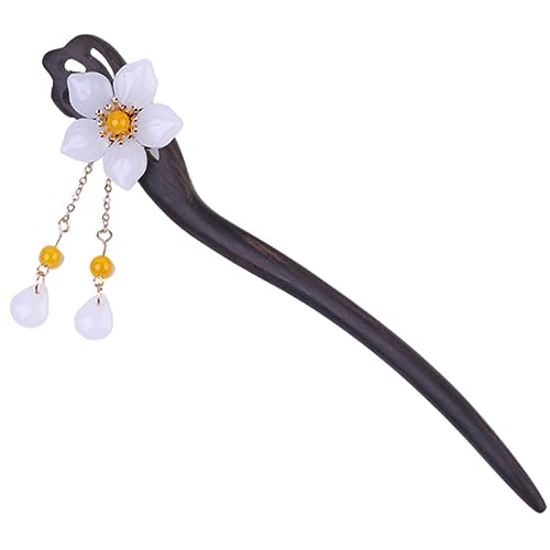 MAGICLULU 5St antike Blumenhaarnadel Braut Haarspange Haarquaste hair accessories for christmas gifts for women Haarklammer Haarspangen Haarstock Haarschmuck für Frauen Hanfu Brötchen von MAGICLULU