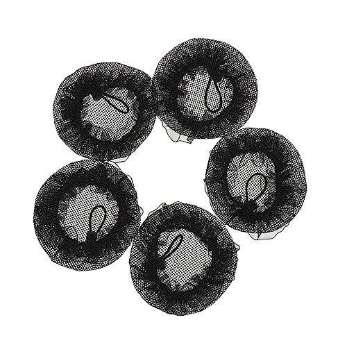 MAGICLULU 5 Stück Elastisches Haar Für Frauen Haarnetze Für Dutt-maker Tanz-dutts Ballett-dutts Haarnetze Zum Kochen von MAGICLULU