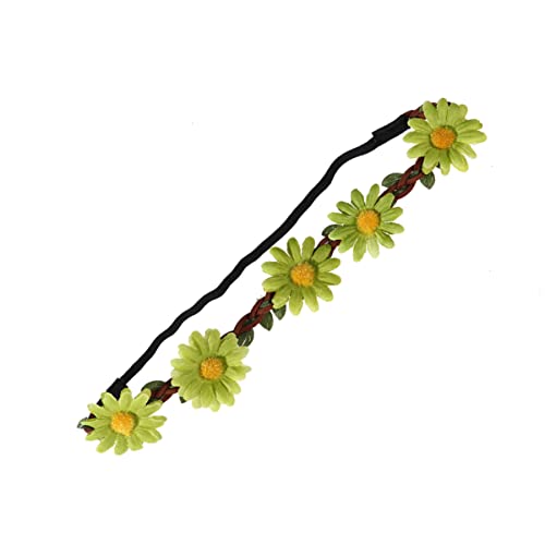 MAGICLULU 5st Hawaiianisches Blumenstirnband Blumenhaarkranz Boho Blumen Stirnband Tiara- Mädchen-stirnband Haarschmuck Für Frauen Blumen- Böhmen Kronenhaar Fräulein von MAGICLULU