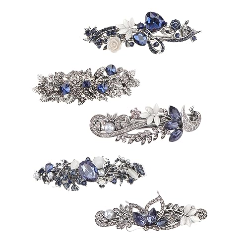 MAGICLULU 5st Vintage Haarnadel Strass Für Haare Braut Haarspange Braut Kopfschmuck Frauen Haarspange Frauen Haarnadel Brautkopfschmuck Für Die Hochzeit Haar Strass Damen Jahrgang Klipp von MAGICLULU