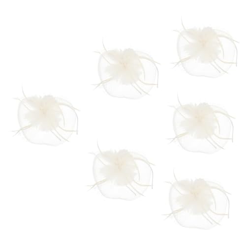 MAGICLULU 6 Stk Feder Stirnband Hochzeitshaarschmuck für Frauen Kleider Tiara Festival-Kopfschmuck-Requisite dekorative Halloween-Haarreifen Abschlussball schmücken bilden Requisiten Bankett von MAGICLULU