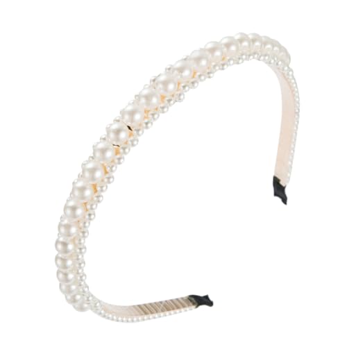 MAGICLULU 6 Stk Perlenwickelreifen volles Perlenstirnband Braut Kopfschmuck hochzeitshaar schmuck wedding hair accessories Haarbänder Tiara Zubehör für Kopfbedeckungen Haarreifen Mädchen von MAGICLULU