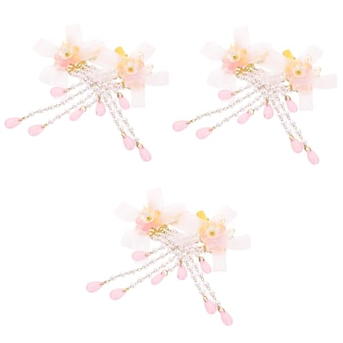 MAGICLULU 6 Stk Quaste Haarspange Hanfu-Kleid-Haarnadeln Haarspangen für Mädchen kinder haarspangen haarspange kinder Tiara haarschmuck Haarspange mit Troddeltropfen Haarnadel von MAGICLULU