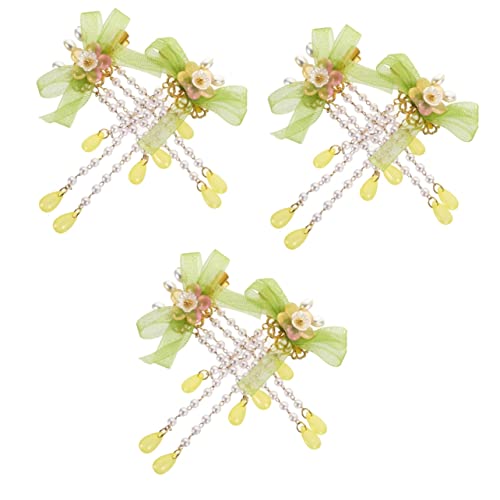 MAGICLULU 6 Stk Quaste Haarspange Haarschmuck für Mädchen Blumenkopfschmuck kinder haarschmuck hair accessories for Haarklammer Haarnadel Haar Klammern Haarspangen für Mädchen von MAGICLULU