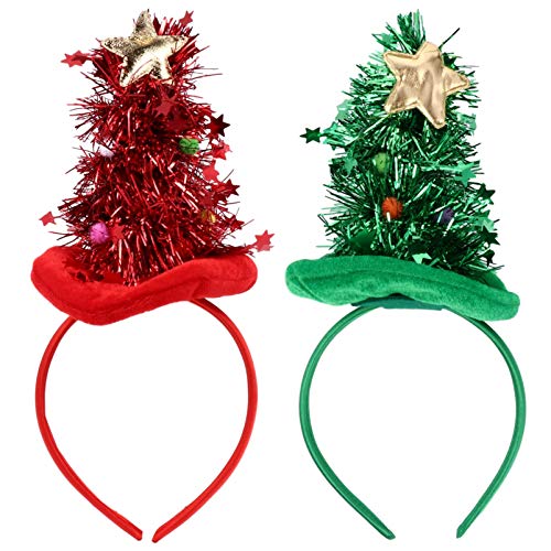 MAGICLULU 6 Stk Weihnachtsstirnband Urlaubsstirnband süße Weihnachtsstirnbänder christmas haarreif christmas headband Haargummis Damenhut Weihnachtshaarband weihnachtsbaum kopfschmuck Kind von MAGICLULU