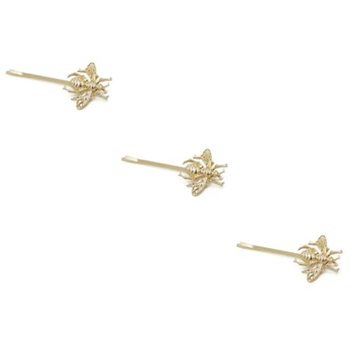 MAGICLULU 6 Stück Haarschmuck Haarnadel Mädchen Clip Gold Biene Clip Seitenclip von MAGICLULU