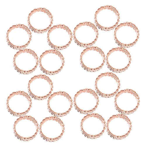 MAGICLULU 60 Stk Haare geflochten Ringe Haargeflecht Manschette Ringe für Mädchen Tiara haarschmuck Haarmanschetten Dreadlocks flechten Perlen Perücke Kopfbedeckung Haarverlängerungsring von MAGICLULU