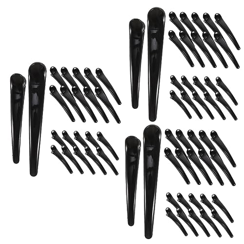 MAGICLULU 72 Stk Entenschnabel-Clip Lockenwickler aus Schaumstoff Haarspangen für Frauen Haarspangen für Damen Haar Klammern Lockenstab schwarze Haarspangen Haarnadel Fülle Spule Fräulein pp von MAGICLULU