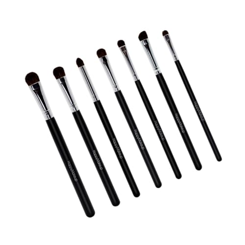 MAGICLULU 7st Augen-make-up-tools Frauen Make-up Lidschatten Pinsel Eyeliner Augenbrauenpinsel Kosmetikpinsel Make-up-pinsel-set Lidschattenpinsel Make-up Pinsel Werkzeug Tragbar Bambus von MAGICLULU