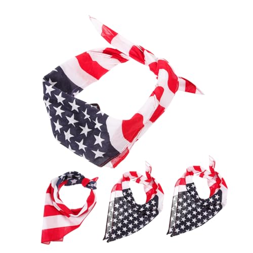 MAGICLULU 8 Stk elastischer Kopfschmuck frauen stirnband Haarband für die Dusche haarband set elastische haargummi Haargummis haarschmuck modische Kopfbedeckung das Kreuz Flagge Schal Damen von MAGICLULU