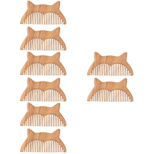 MAGICLULU 8 Stk Kamm handarbeitskorb wooden comb Kopfhautmassagegeräte Herrenkämme antistatische Taschen Holzkämme Kämme für Frauen Grünes Sandelholz Kopfbedeckung reisen von MAGICLULU