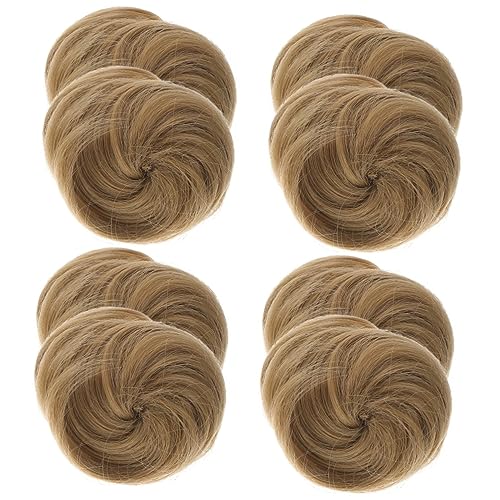 MAGICLULU 8 Stk Kugelkopf-Kreis-Perücke Haarspangen Haarnadel Haarschmuck für Frauen Brautkopfschmuck für die Hochzeit Haarklammer Tiara Donut-Brötchenhersteller für Haare Haarknoten Seil von MAGICLULU