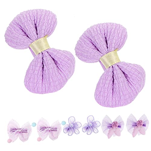 MAGICLULU 8 Stk Mesh-Schmetterling-Haarspange Haarspangen für Babys Haarspangen für Kinder Haarklammer Haarnadel Krokodilklemmen haarschmuck kawaii haarspangen Haarspange Mädchen Knopf von MAGICLULU