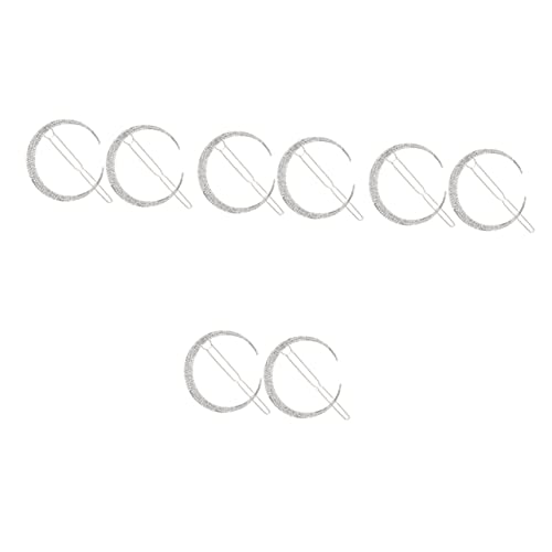 MAGICLULU 8 Stk Mond Haars Pange Haarwerkzeuge Zum Stylen Vintage Haarnadel Legierung Haarspangen Haarnadel Silberne Haarspange Haarschmuck Für Frauen Strasssteine Fräulein Klipp Diamant von MAGICLULU