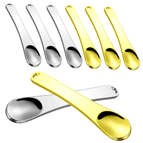 MAGICLULU Spatel für 8er-set Make-up-löffel Aus Metall für Creme Hautpflege-tools Beauty-tools Kosmetiklöffel Schaufel für Creme Gesichtscreme-löffel von MAGICLULU