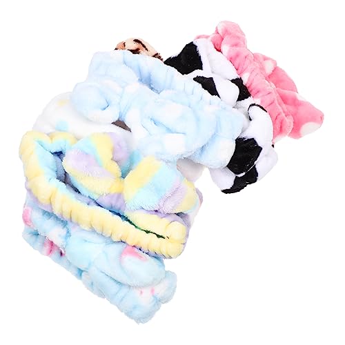 MAGICLULU Haarbänder mit Schleife für Damen Clip Make-up-stirnbänder für Frauen Waschband Elegantes Stirnband-set mit Schleife von MAGICLULU