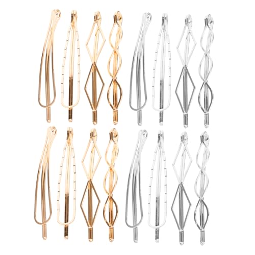 MAGICLULU 80 Stk Einfache Haarspange Metall Frauen Haarnadeln Mädchen Haarspange Haarspangen Für Mädchen Hochzeit Haarspange Brauthaar Clips Französisch 4-teiliges Set Fräulein von MAGICLULU