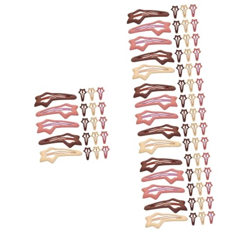 MAGICLULU 80 Stk hohle Haarspange Haarschmuck Haarspangen Haarnadel Haar Klammern Haargummis für kleine Mädchen Haarklammer Haarschmuck für Kinder Haarschmuck für Mädchen 4-6 aushöhlen Knopf von MAGICLULU