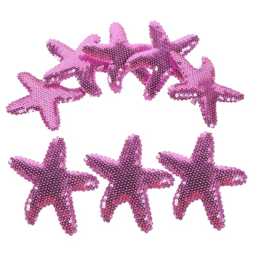 MAGICLULU 8St Entenschnabelclip mit Pailletten Kristall-Haarnadeln Kinderhaarspangen für Mädchen kinder haarschmuck kids hair accessories stern haarspange süße Haarnadeln von MAGICLULU