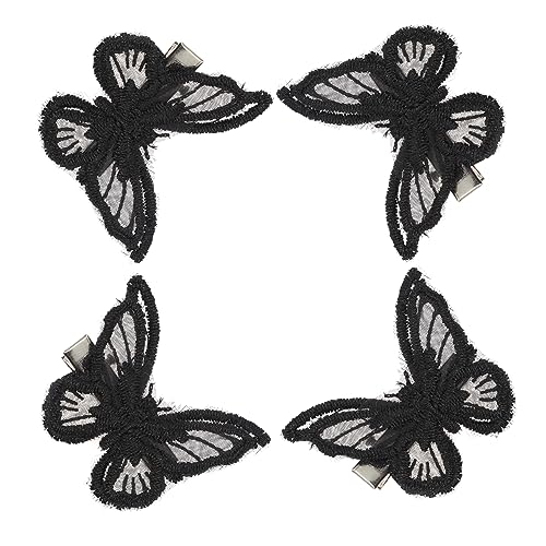 MAGICLULU Schmetterlings-haarnadel-set 9-teiliges Haarschleifenset Mit Stickereispitze Schleifenclip Für Geflochtenes Und Lockiges Haar Modische Haar-accessoires Für Mädchen von MAGICLULU
