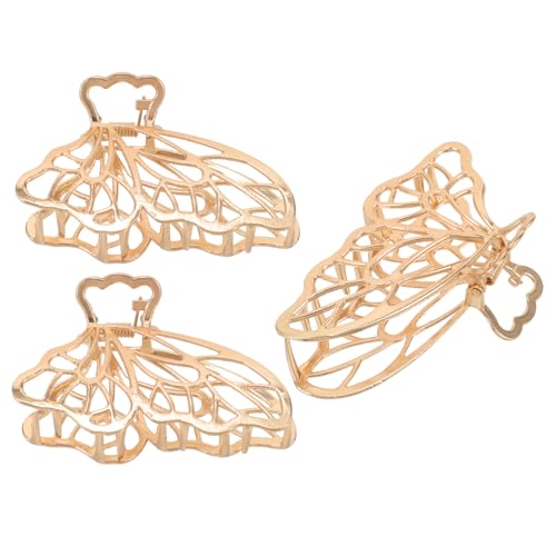 MAGICLULU 9 Stk Haarnadel haarschneideschere set Haar Klammern goldene Haarspange Hut mit Pferdeschwanzperücke Krallenclip Haarspangen Klauenklammern Klauenclips für Frauen Persönlichkeit von MAGICLULU