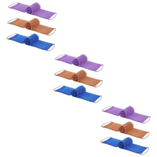 MAGICLULU 9 Stk Peeling-tool Für Den Rücken Badetuch Peeling-rückenschrubber s Haartuch Peeling-waschlappen Peelingtücher Für Den Körper Reise Badetücher Reisen Nylon Ein Bad Nehmen von MAGICLULU