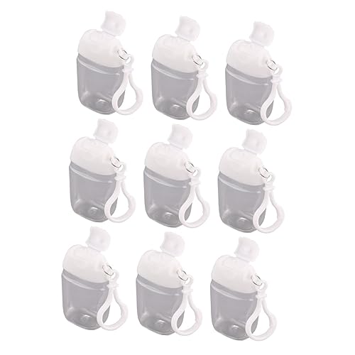 MAGICLULU 9St Flip-Cap-Flasche mit Lotionsbehälter mit Deckel Shampooflaschen mit Flip-Cap Squeeze-Flaschen Handcreme Schlüsselanhänger Reiseflaschen Kosmetik von MAGICLULU