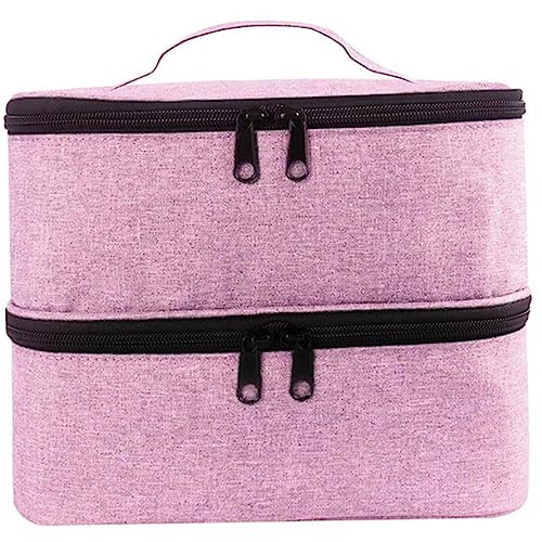 MAGICLULU Aufbewahrungsbox für Nagellack große Kulturbeutel für Damen Reise-Make-up-Halter Aufbewahrungstasche Kosmetiktasche Portable Make-up-Organizer-Tasche Make-up-Taschen Makeup Tasche von MAGICLULU