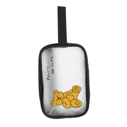 MAGICLULU Transparenter Kosmetik-Organizer Mit Reißverschluss wasserdichte Kulturbeuteltasche Aus Make-up-Tasche Für Reiseutensilien Und Auto-aufbewahrungs-Organizer von MAGICLULU