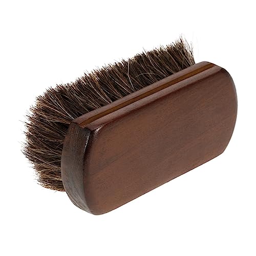 MAGICLULU Bartbürste Bartentwirrer Bartreinigungsbürste Bartpflegebürste ergonomische rasier pinsel Männer Gesicht Rasierpinsel Mehrzweckbürste Rosshaar hölzern Rasierapparat Mann Holz von MAGICLULU