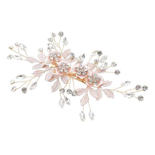 MAGICLULU Brautkamm hair accessories for hochzeitshaar schmuck floraler Haarkamm Hochzeit Haarspange Haarklammer Tiara Haarkamm mit Blumenmuster Proms Haarkamm Haarschmuck von MAGICLULU