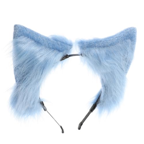 MAGICLULU Haarbänder Fellohren dekoratives Stirnband tierohren haarreif tier ohren haarreif kuscheltier Tiere Cosplay-Stirnband Stirnband mit Tierohren flauschige Haarschmuck Zubehör von MAGICLULU