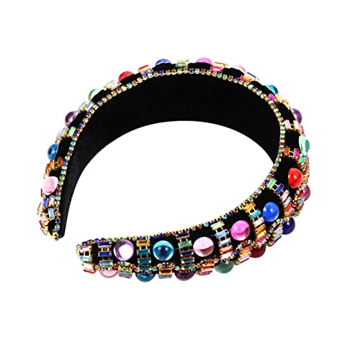 MAGICLULU Diamant-stirnband Dose Für Hundeleckereien Haarbänder Für Mädchen Haarschmuck Für Mädchen Kopfbedeckungen Für Damen Party-haarschmuck Damenschmuck Frau Zubehör Strasssteine Fein von MAGICLULU