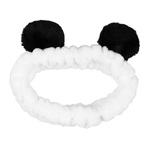 MAGICLULU Elastisches Haarband Turbane für Frauen Waschen Sie Gesicht Stirnband niedlich Make-up-Stirnband Stirnbänder für Damen elastisches Stirnband Stirnbänder stricken Streifen Schal von MAGICLULU