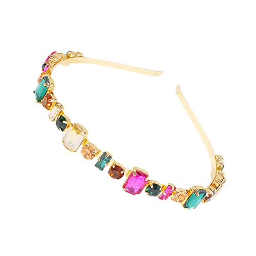 MAGICLULU Elegantes Modisches Stirnband Breiter Haarreif Mit Strasssteinen Für Frauen Und Mädchen Robustes Kopfstück Im Legierungsdesign von MAGICLULU