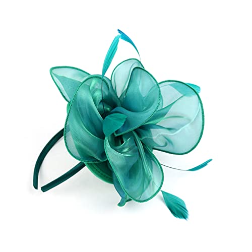 MAGICLULU Fascinator-hut Fascinators Stirnband Tea Party Hüte Hochzeits-fascinator-hüte Haarspangen Für Damen Flapper-stirnband Derby-mützen Für Damen Mesh-outfits Braut Charmant Einstellen von MAGICLULU