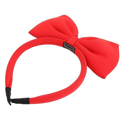 MAGICLULU Haarband für Kinder weihnachtsfotos accessoires Haarband mit großer Schleife riesige Haarschleife schneeweißes Stirnband für Damen Kleidung Make-up-Stirnband Weihnachtsstirnbänder von MAGICLULU