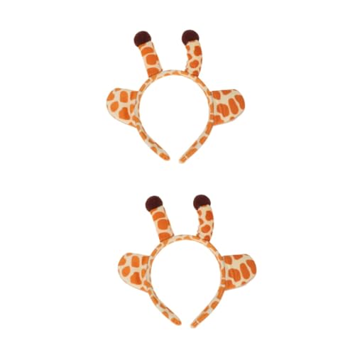 MAGICLULU Haarreif Giraffe Kinder 2 Stück Performance Haarreifen Kopfschmuck Für Party Giraffenform Haarreifen Party Kopfbedeckung Party Kopfschmuck Giraffen Haarreif Erwachsene MAGICLULU Haarreif Giraffe Kinder 2 Stück Performance Haarreifen Kopfschmuck Für Party Giraffenform Haarreifen Party Kopfbedeckung Party Kopfschmuck Giraffen Haarreif Erwachsene von MAGICLULU