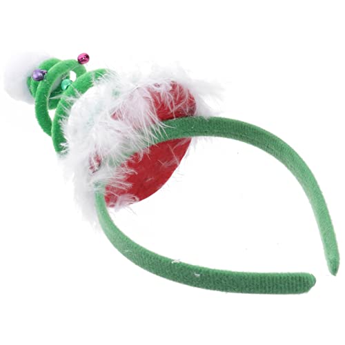 MAGICLULU Haarreifen Kinder Weihnachts Haarschmuck Weihnachts Haarschmuck für Kinder weihnachtsstirnband glocke dekorative Weihnachtskopfbedeckung Kappen Haarband Pentagramm von MAGICLULU