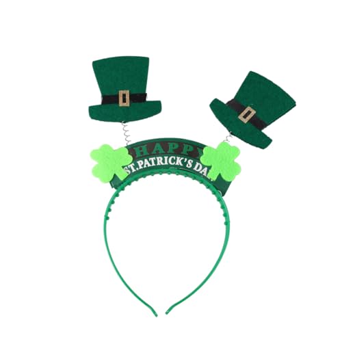 MAGICLULU Haarreifen st patricks day haarschmuck hair accessories for girls Party hair hoop Heiliger Hut Frühlingsstirnband Haarband Haargummis Party-Haare Feder Nussknacker Requisiten Damen von MAGICLULU