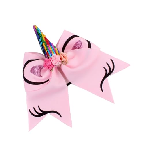 MAGICLULU Haarschmuck Accessoires für Mädchen Haarspangen für Kinder Haarspangen für Mädchen Haar Klammern Haarklammern Fliege Haarring Haarnadel Krawatte Zubehör Rosa von MAGICLULU