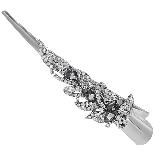 MAGICLULU Haarspangen Aus Metall Haarschmuck Für Damen Vintage-haarspangen Haar Klammern Strass-haarspange Haarspangen Zum Stylen Strass-haarnadeln Retro Fräulein Kristall Cymbidium Mädchen von MAGICLULU